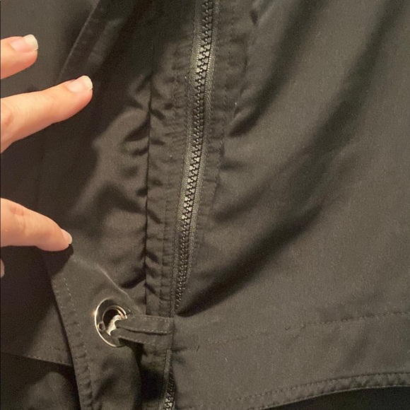 Studio Works Black Rain Utility Jacket Zip & Toggle Closure Size Small - Picture 5 of 11